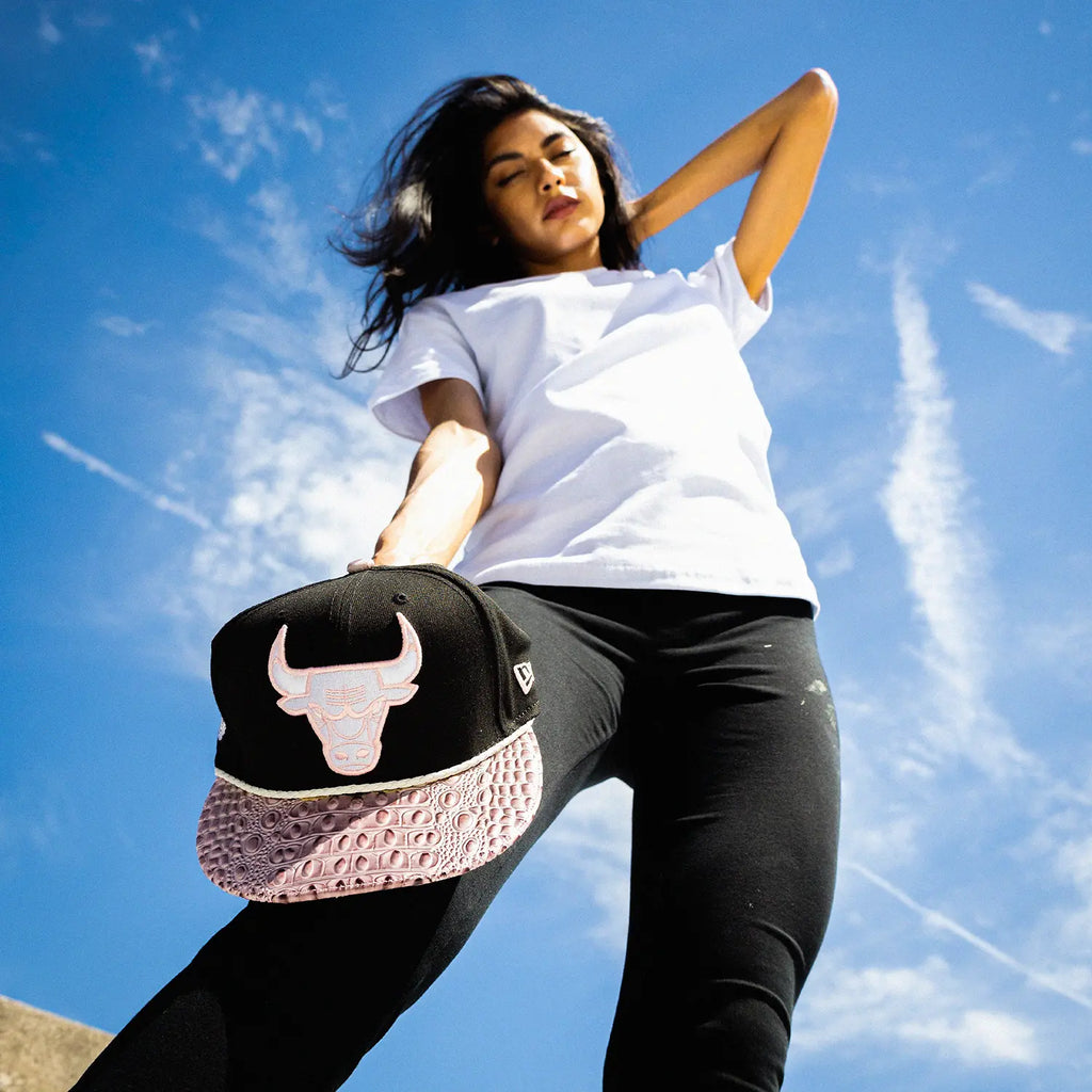 Gorra Breyer's Buck 50 Chicago Bulls con visera de cuero