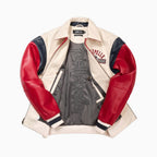 Chaqueta de cuero de felpa Men's World Famous Soda Club