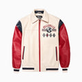 Chaqueta de cuero de felpa Men's World Famous Soda Club