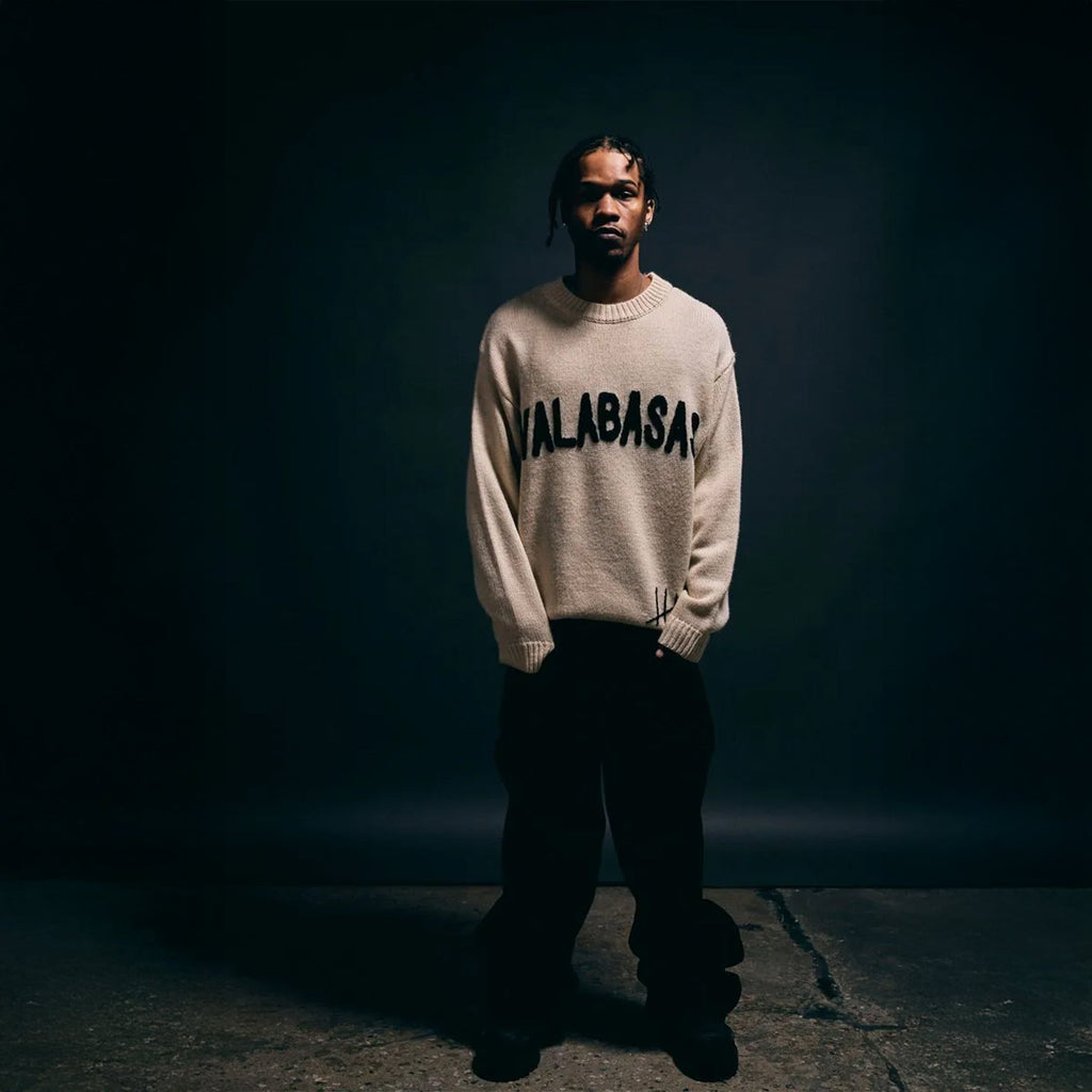 Men's Altered Crew Neck Black Sweatshirt