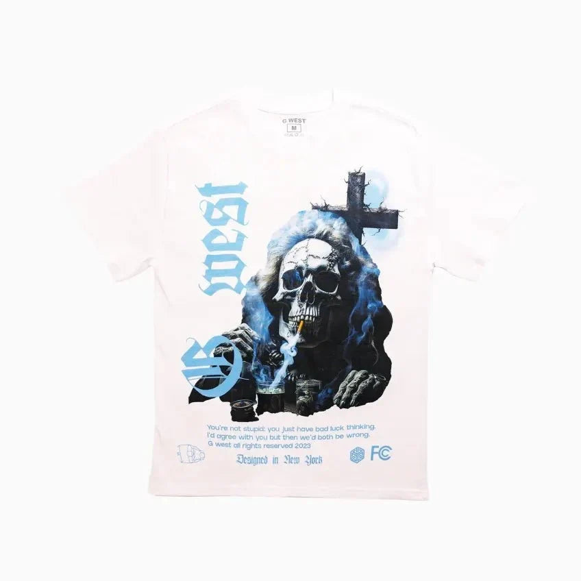 T-shirt homme "Smoke Skull Life Style"