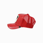 The Rooster Leather Trucker Hat