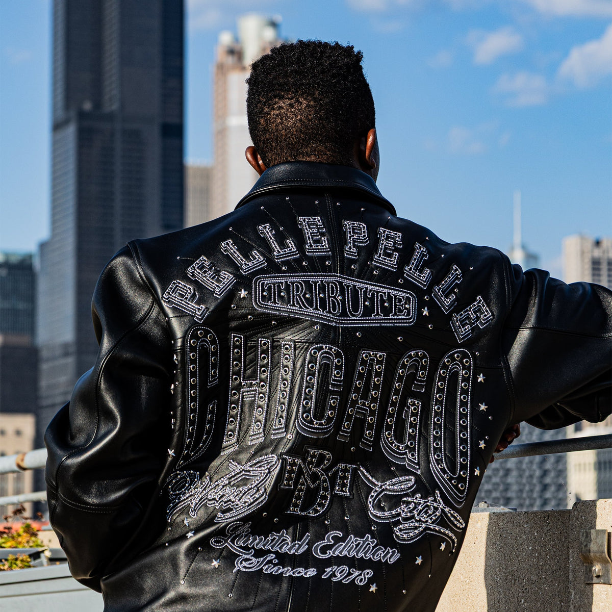 Pelle-Pelle X TB Men's Windy City Leather Jacket