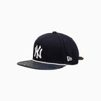 Casquette en cuir verni Breyer's Buck 50 New York Yankees