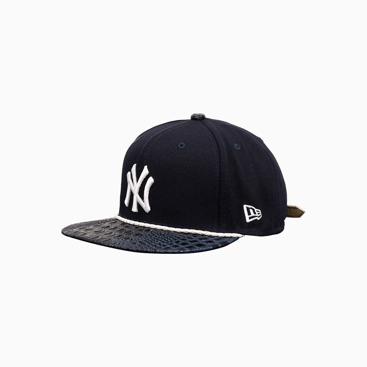 Casquette en cuir verni Breyer's Buck 50 New York Yankees