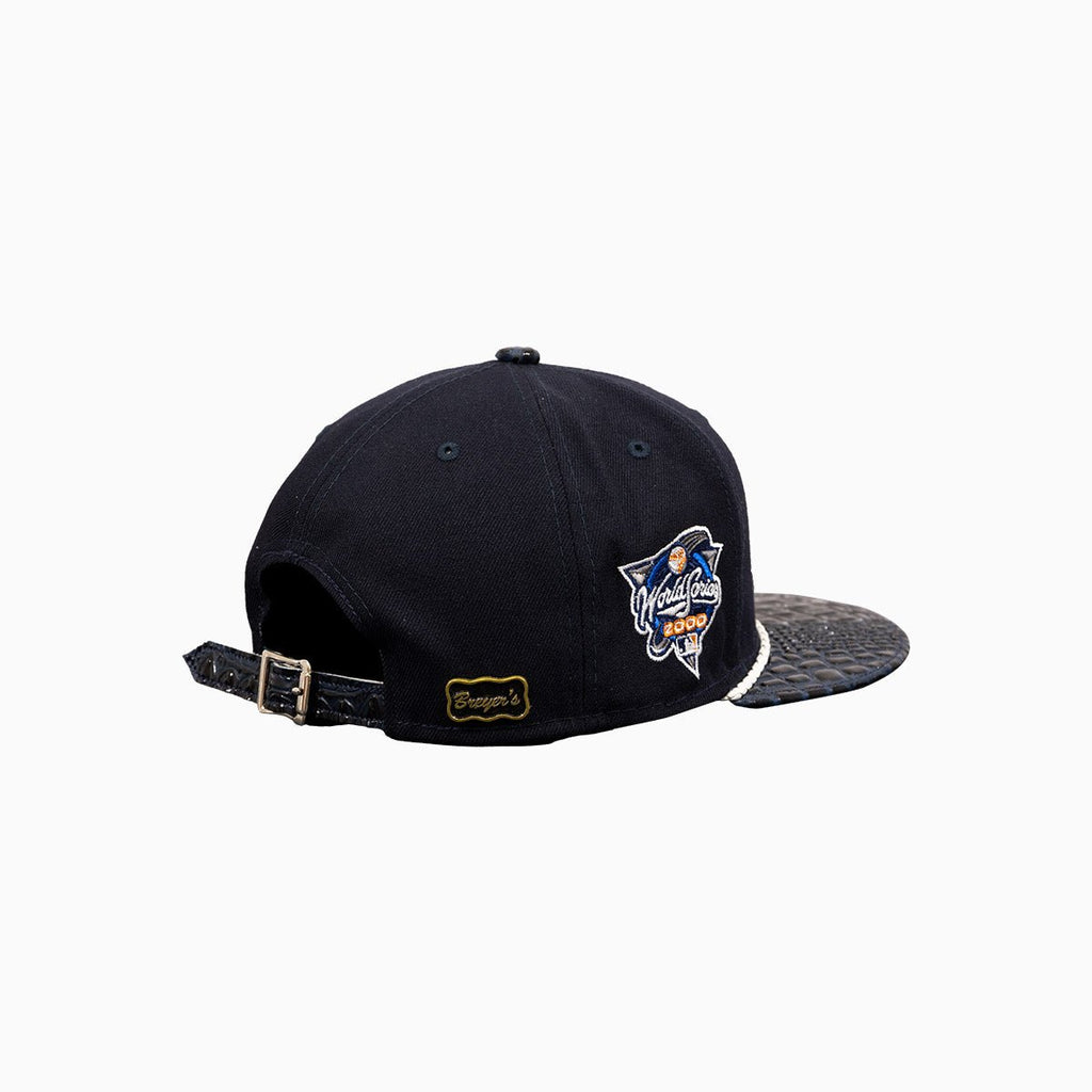 Casquette en cuir verni Breyer's Buck 50 New York Yankees