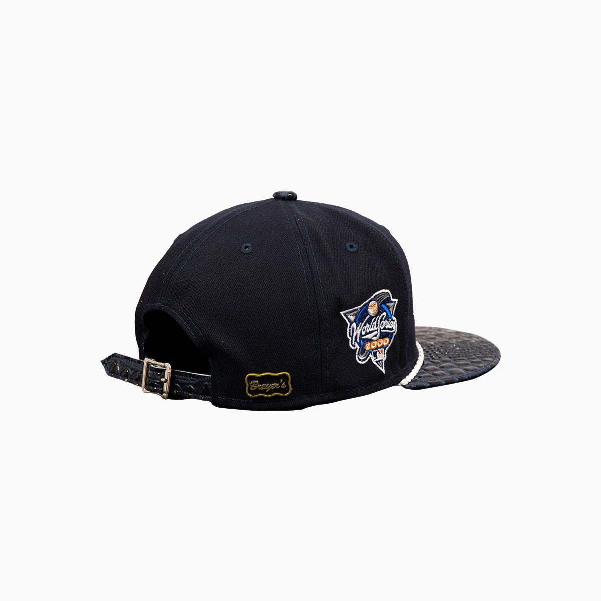 Casquette en cuir verni Breyer's Buck 50 New York Yankees