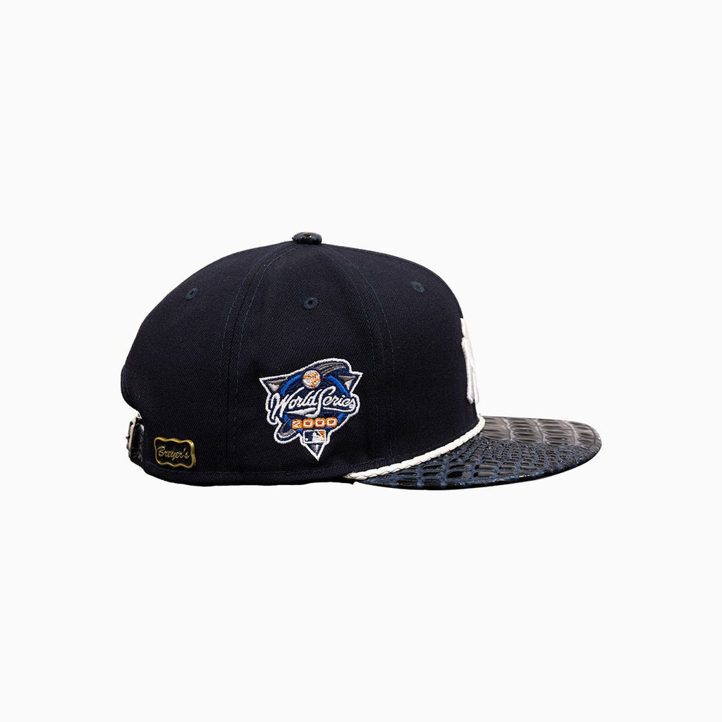 Casquette en cuir verni Breyer's Buck 50 New York Yankees