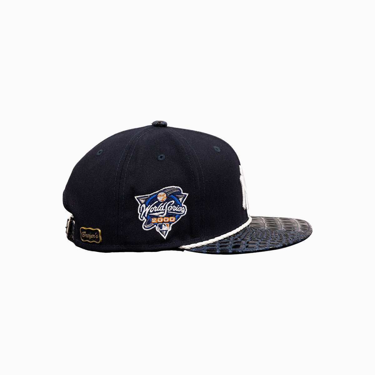 Casquette en cuir verni Breyer's Buck 50 New York Yankees