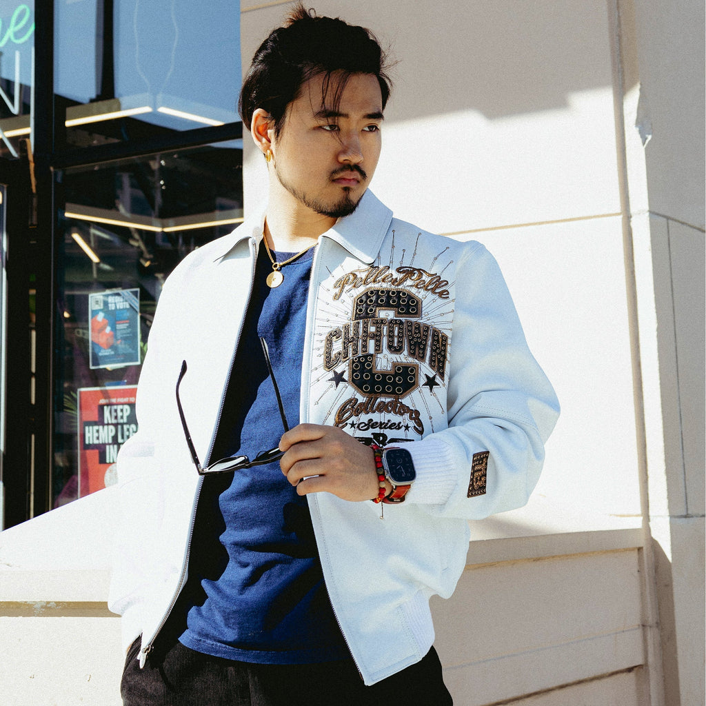 Blouson en cuir pour homme Pelle-Pelle X TB Chi-Town