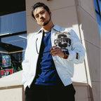 Blouson en cuir pour homme Pelle-Pelle X TB Chi-Town