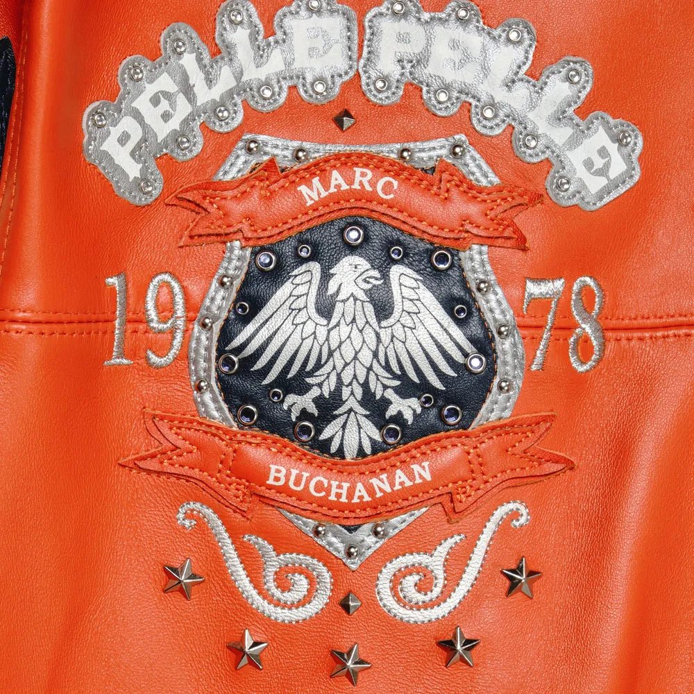 Chaqueta de cuero para hombre World Famous Pelle