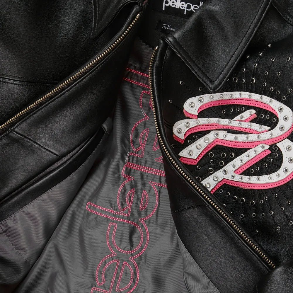 Women's Greatest Of All Time Crop Leather Jacket
