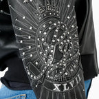 Chaqueta corta de cuero para mujer - 47.º aniversario