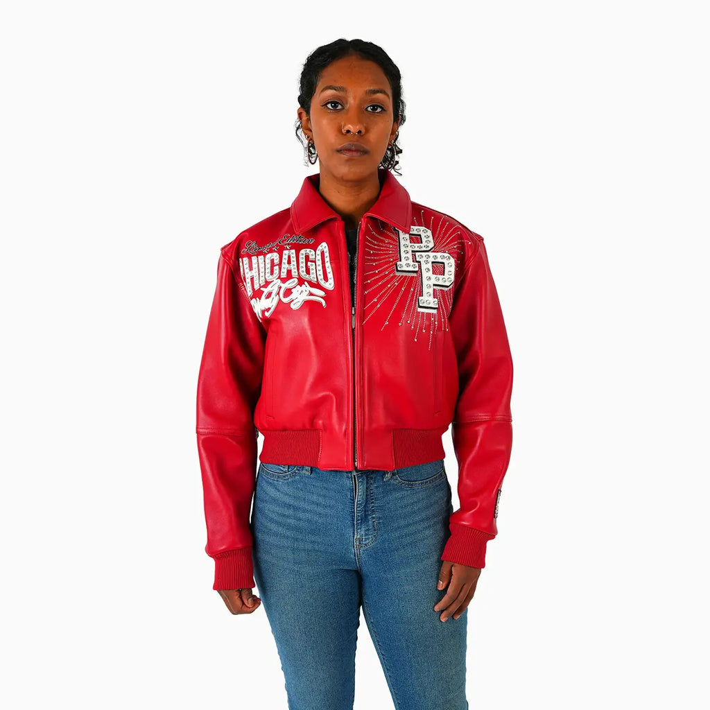 Veste en cuir Pelle-Pelle X TB Windy City pour femme