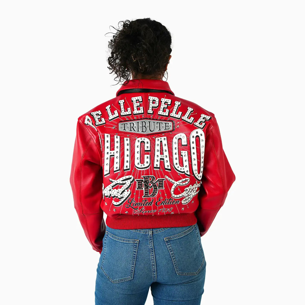 Veste en cuir Pelle-Pelle X TB Windy City pour femme