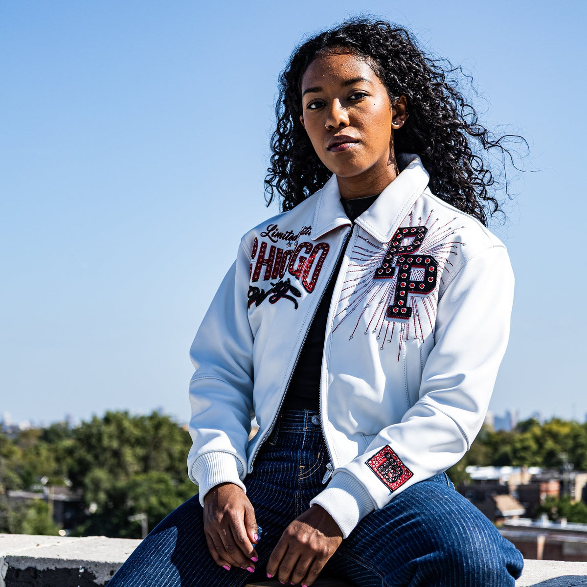 Chaqueta de cuero para mujer Pelle-Pelle X TB Windy City