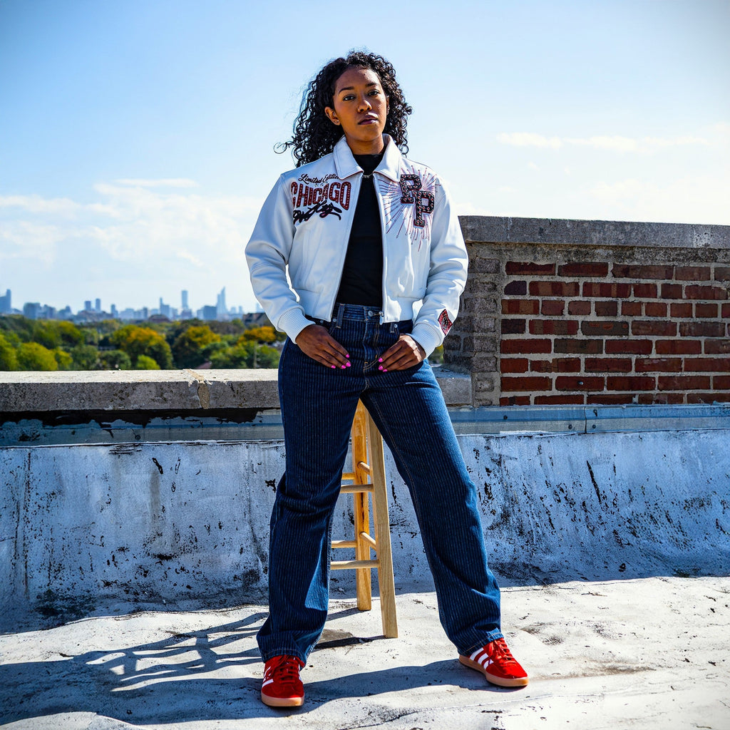 Chaqueta de cuero para mujer Pelle-Pelle X TB Windy City