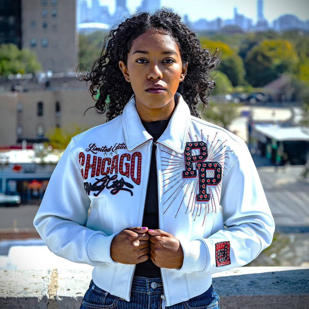 Chaqueta de cuero para mujer Pelle-Pelle X TB Windy City