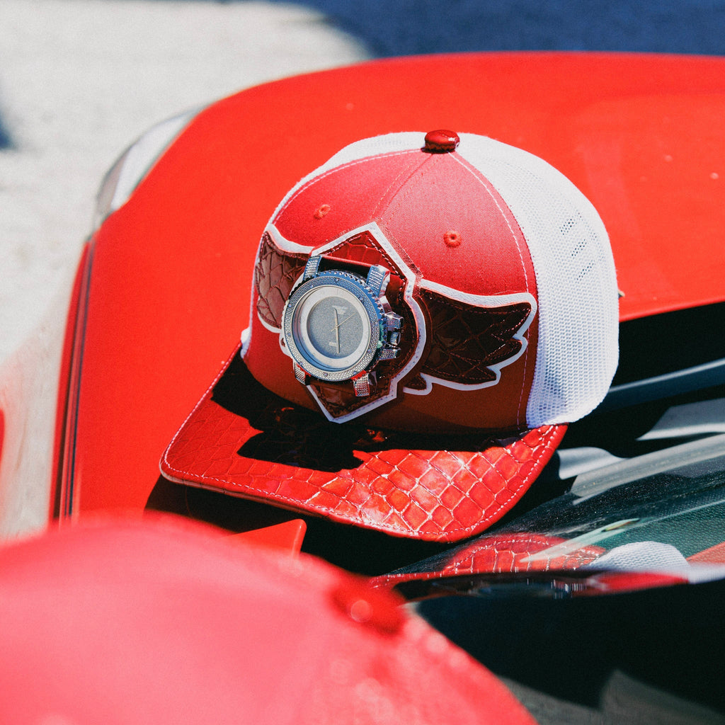 Casquette de routier en laine Buck 50 Breyer avec visière en cuir