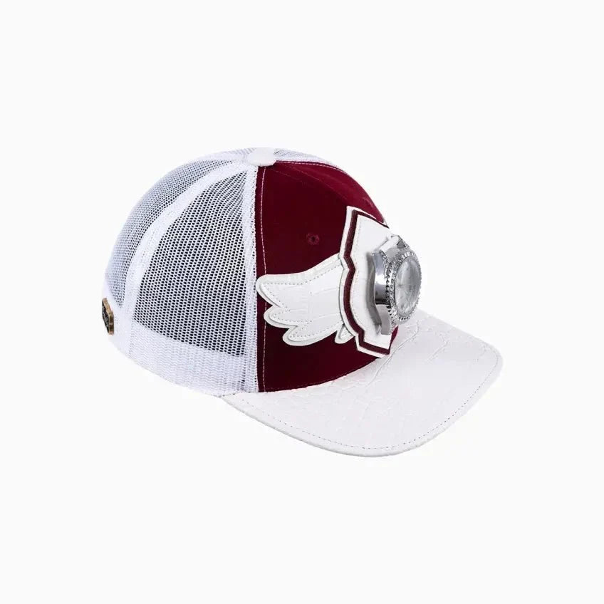 Casquette de routier en laine Buck 50 Breyer avec visière en cuir