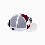 Casquette de routier en laine Buck 50 Breyer avec visière en cuir