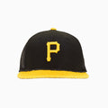 Gorra de camionero de los Pittsburgh Pirates de Breyer's Buck 50 con visera de cuero