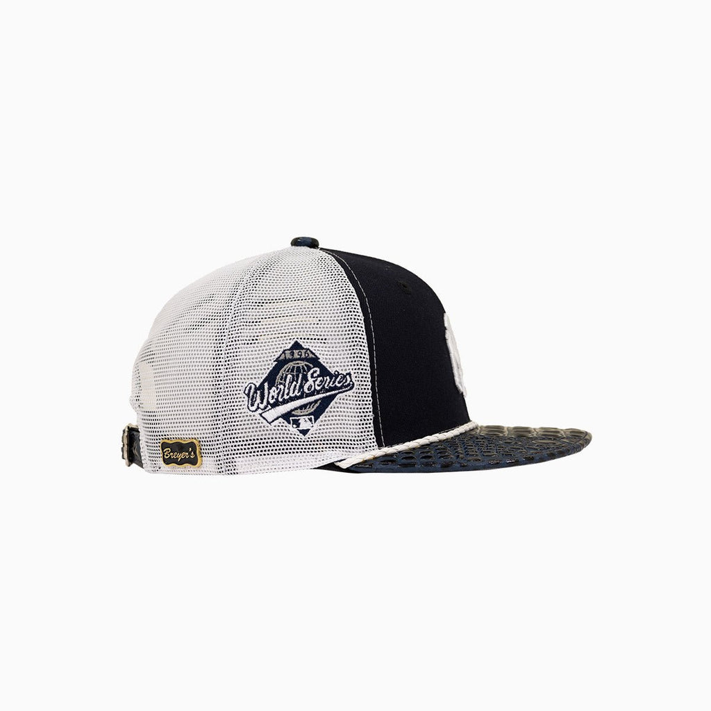 Gorra Trucker Breyer's Buck 50 New York Yankees con visera de cuero