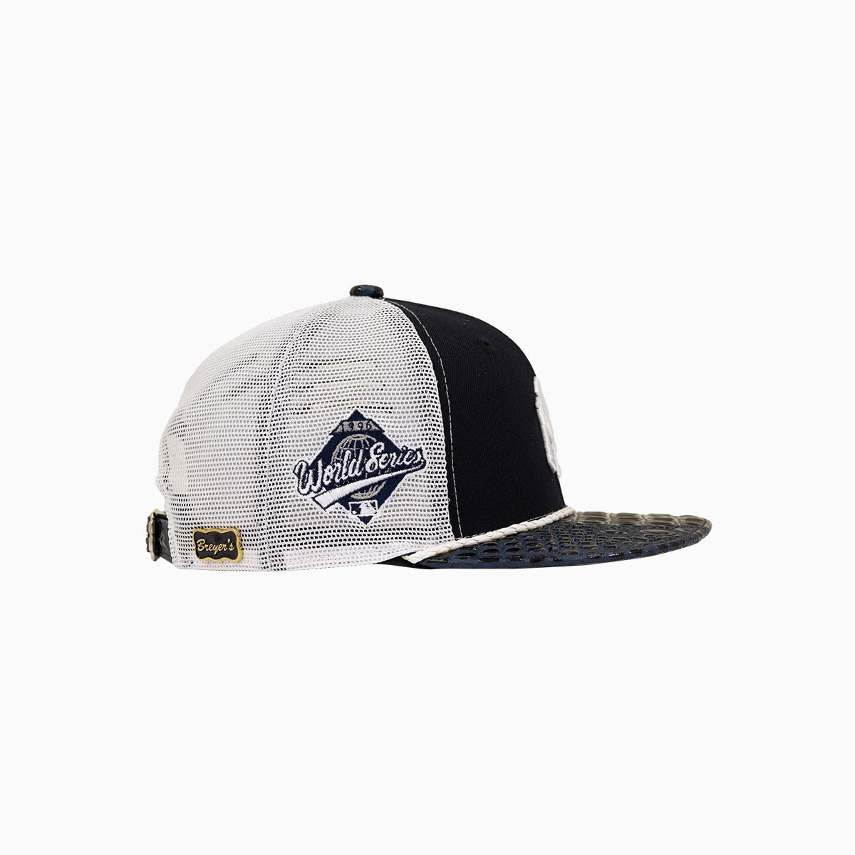Breyer's Buck 50 New York Yankees Trucker Hat With Leather Visor