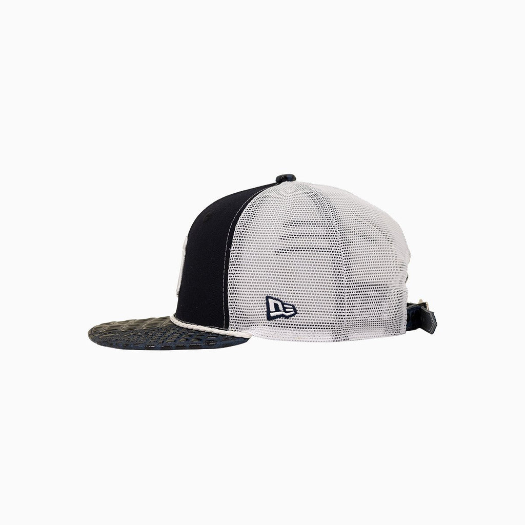 Gorra Trucker Breyer's Buck 50 New York Yankees con visera de cuero