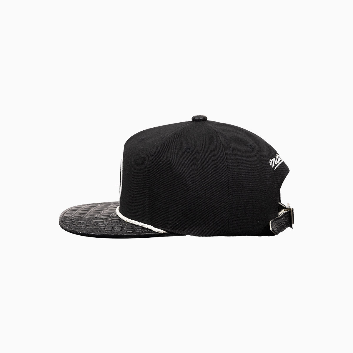 Breyer's Buck 50 Brooklyn Nets Hat With Leather Visor