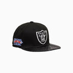 Gorra Breyer's Buck 50 Las Vegas Raiders con visera de cuero
