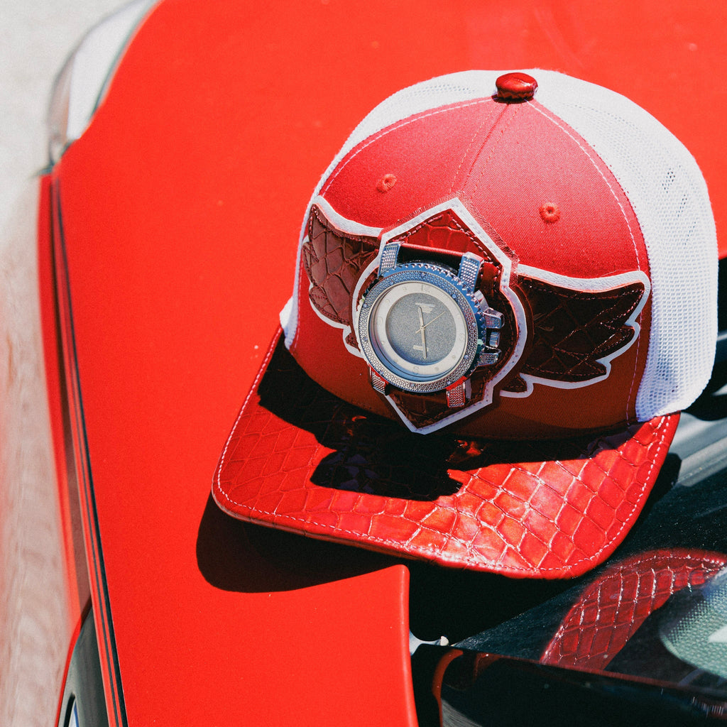 Casquette de routier en laine Buck 50 Breyer avec visière en cuir