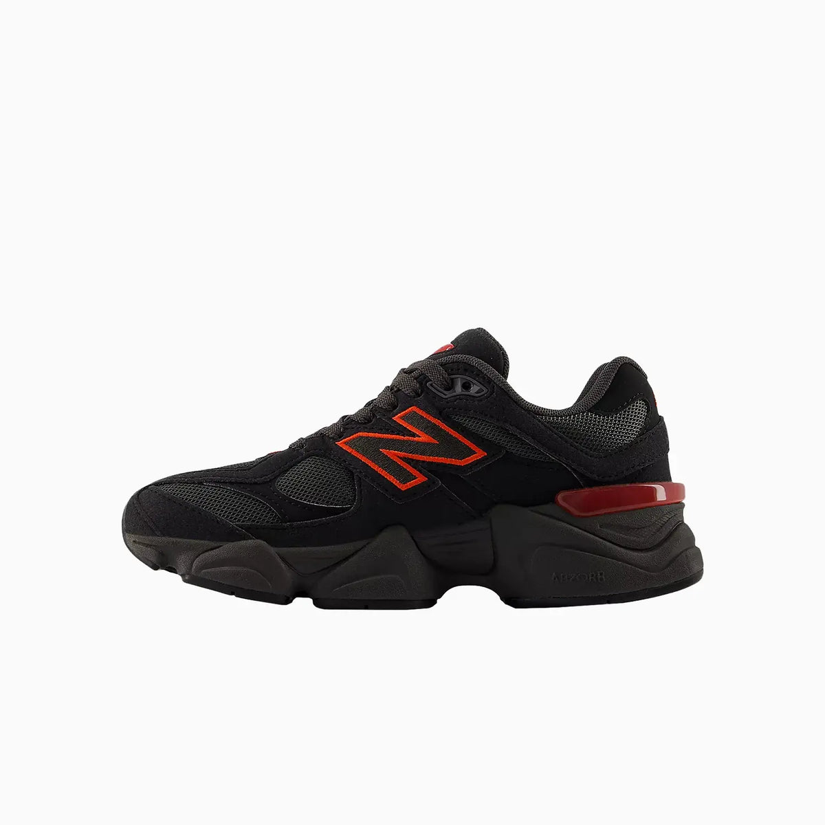 Kid's 9060 'Black Red'