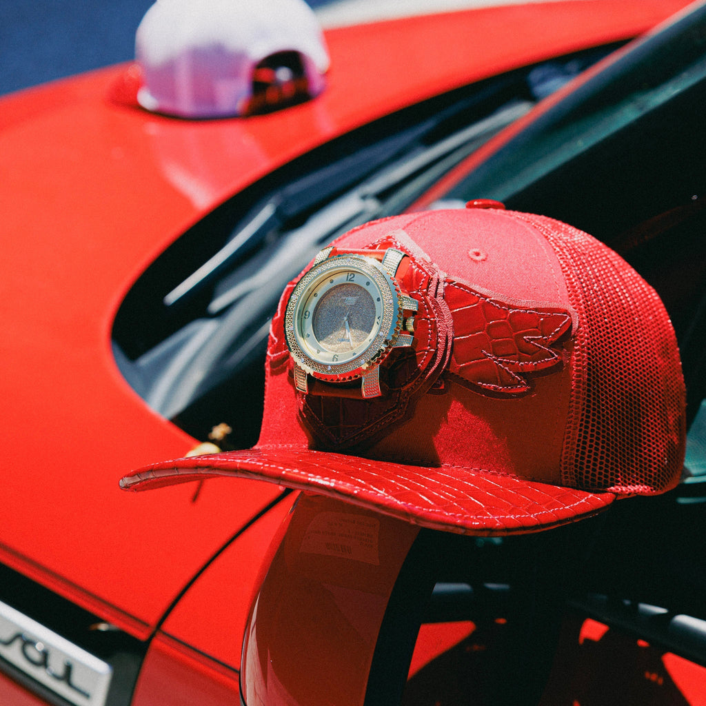 Casquette de routier en laine Buck 50 Breyer avec visière en cuir