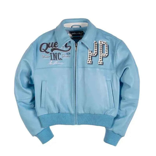 Women's Pelle Queen Crop Leather Jacket