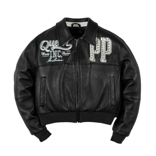 Women's Pelle Queen Crop Leather Jacket