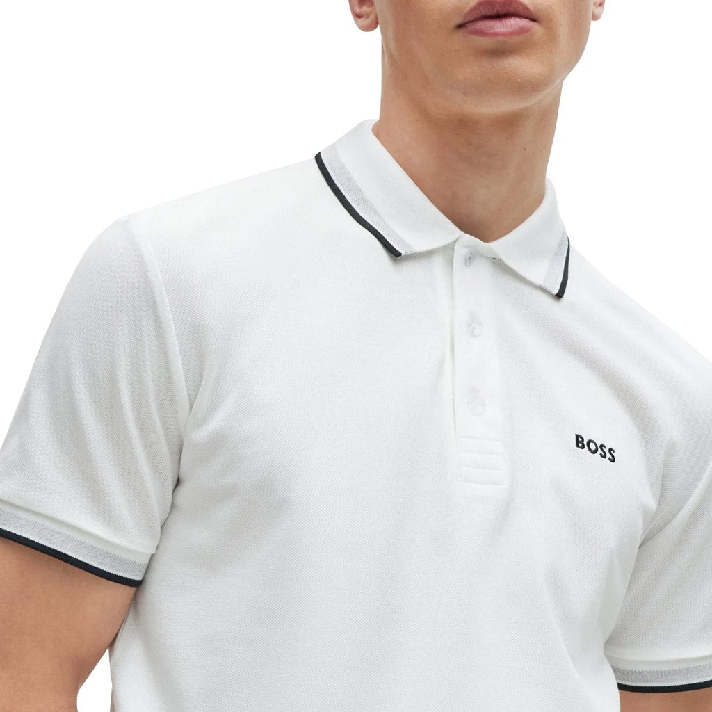 Polo Paddy para hombre de algodón con logo