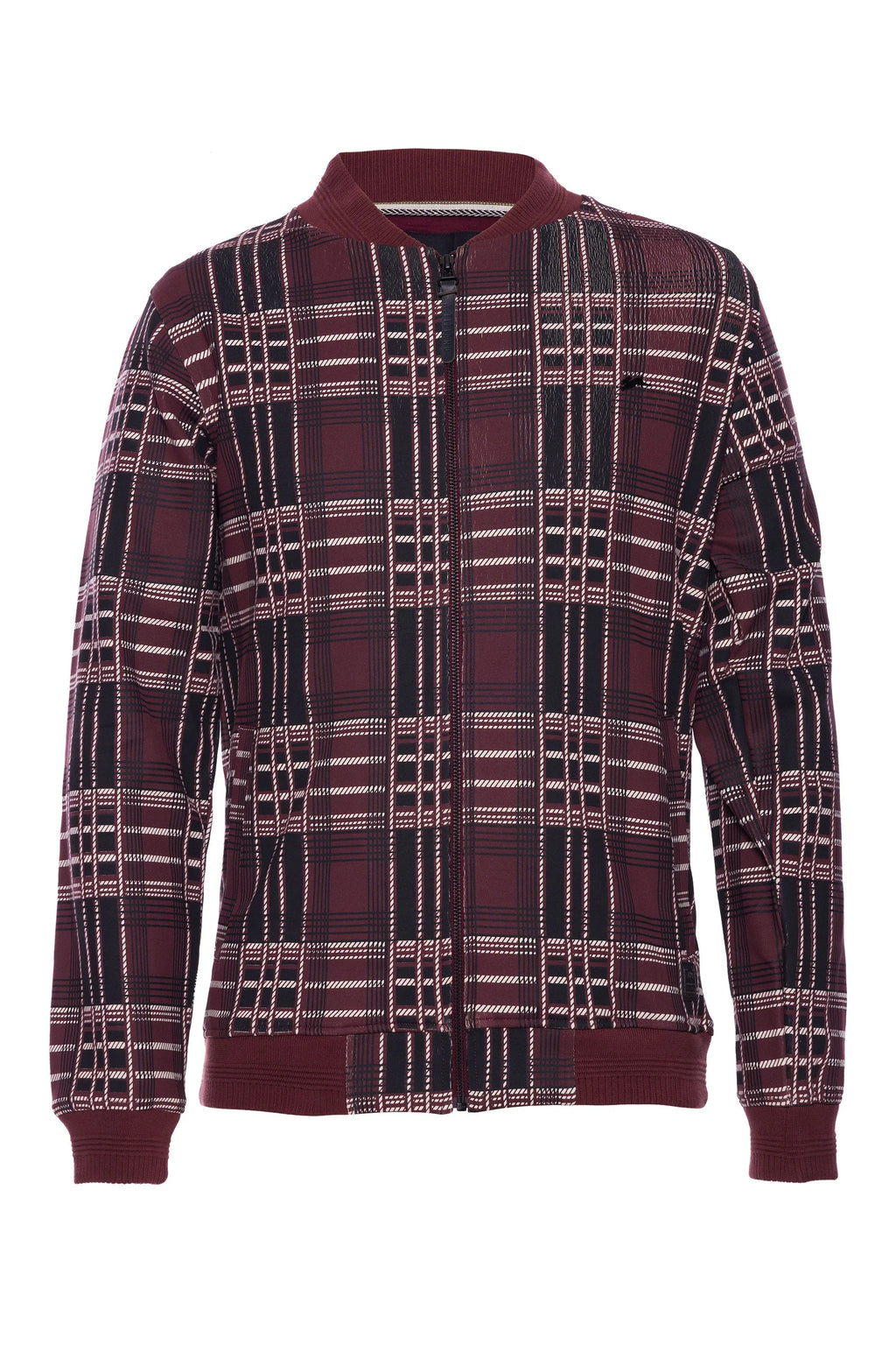 Men's Hank Printed Knit Bomber Jacket