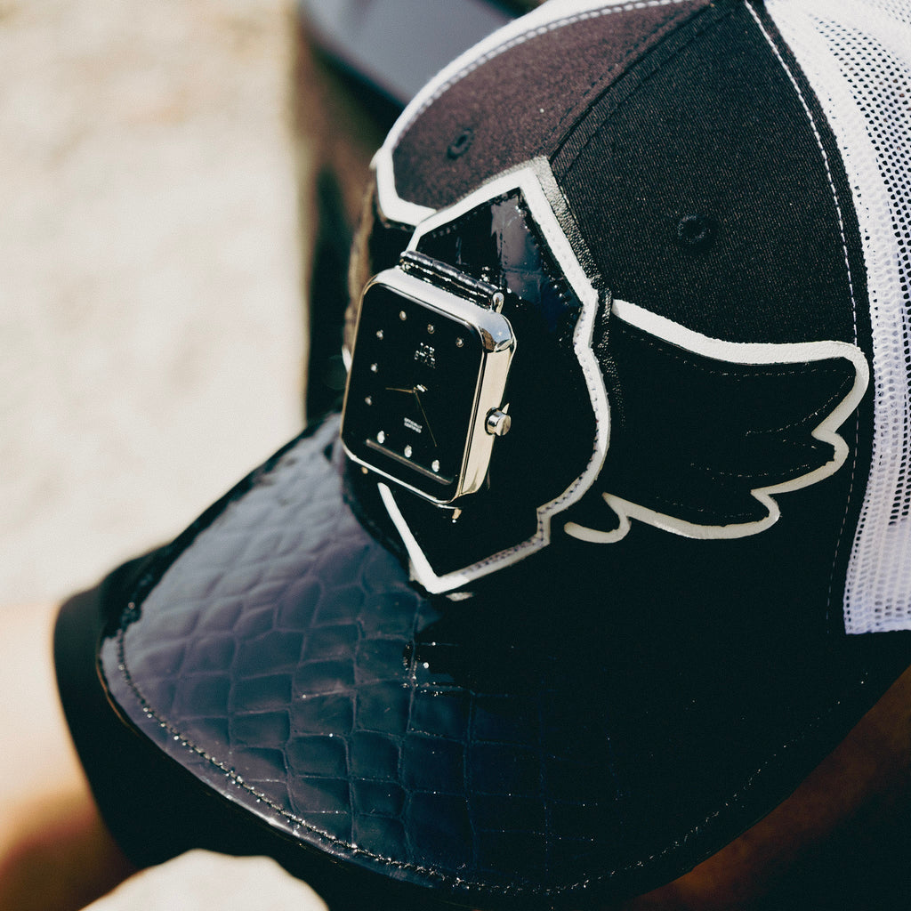 Casquette de routier en laine Buck 50 Breyer avec visière en cuir