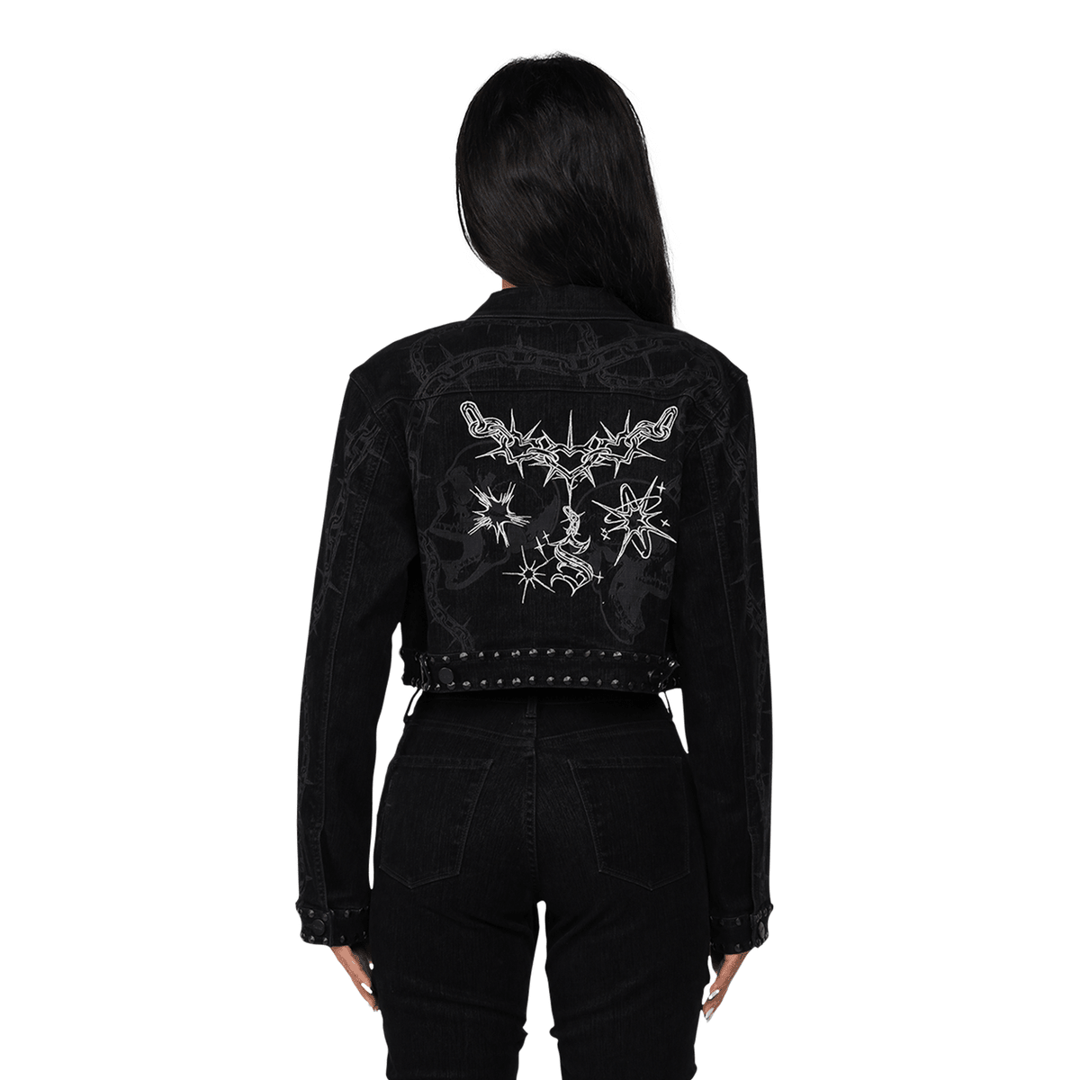 Women's High Rise Flocking Outfit