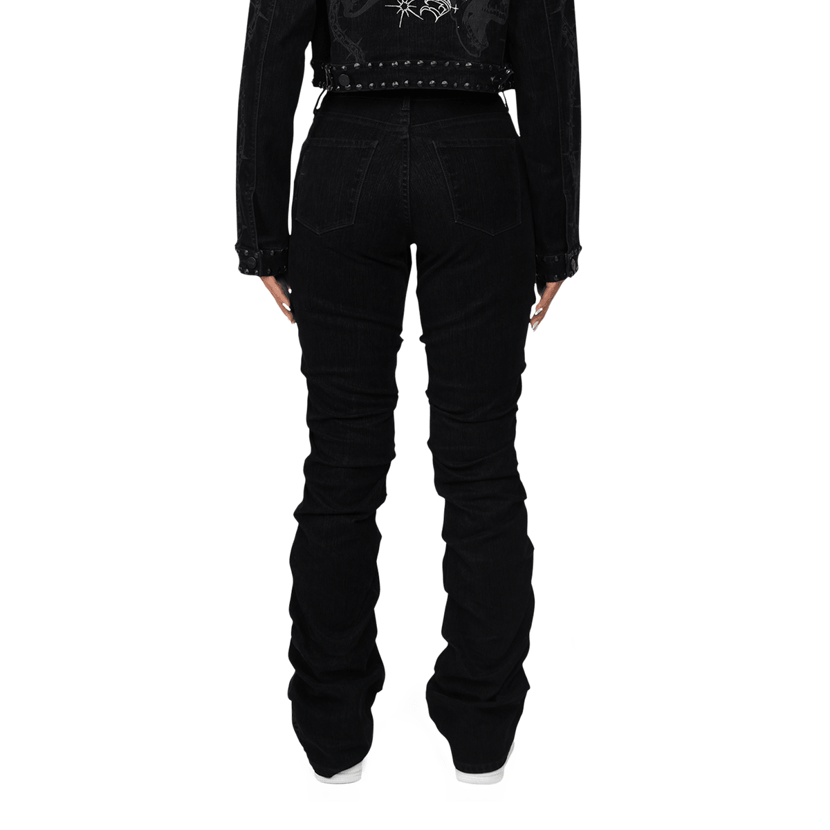 Women's High Rise Flocking Outfit