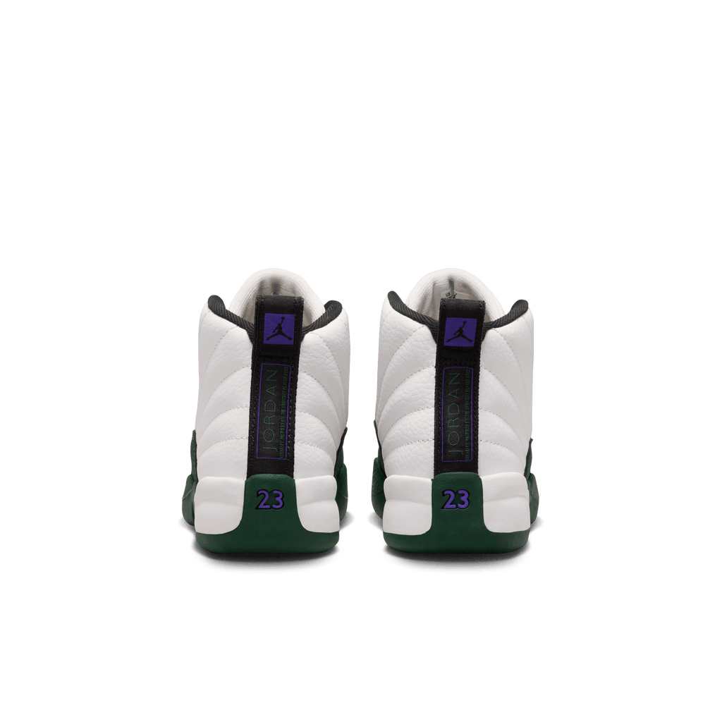 Kid's Jordan 12 Retro 'Bucks' Pre School