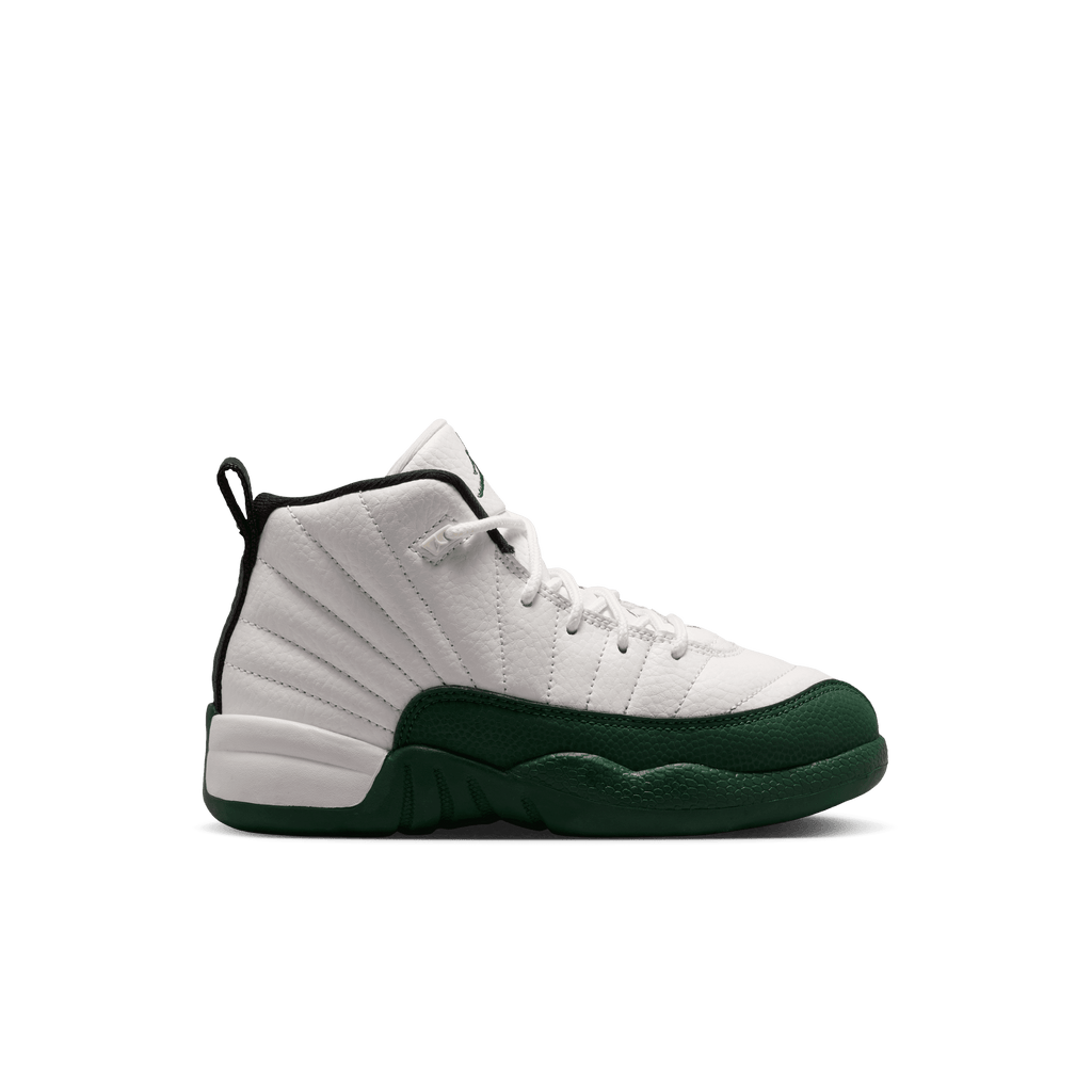Kid's Jordan 12 Retro 'Bucks' Pre School