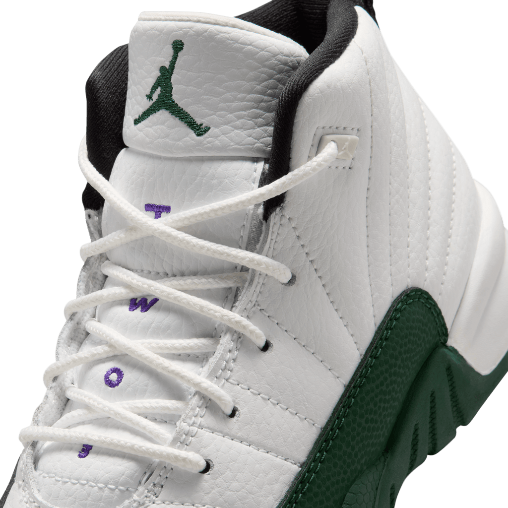 Kid's Jordan 12 Retro 'Bucks' Pre School