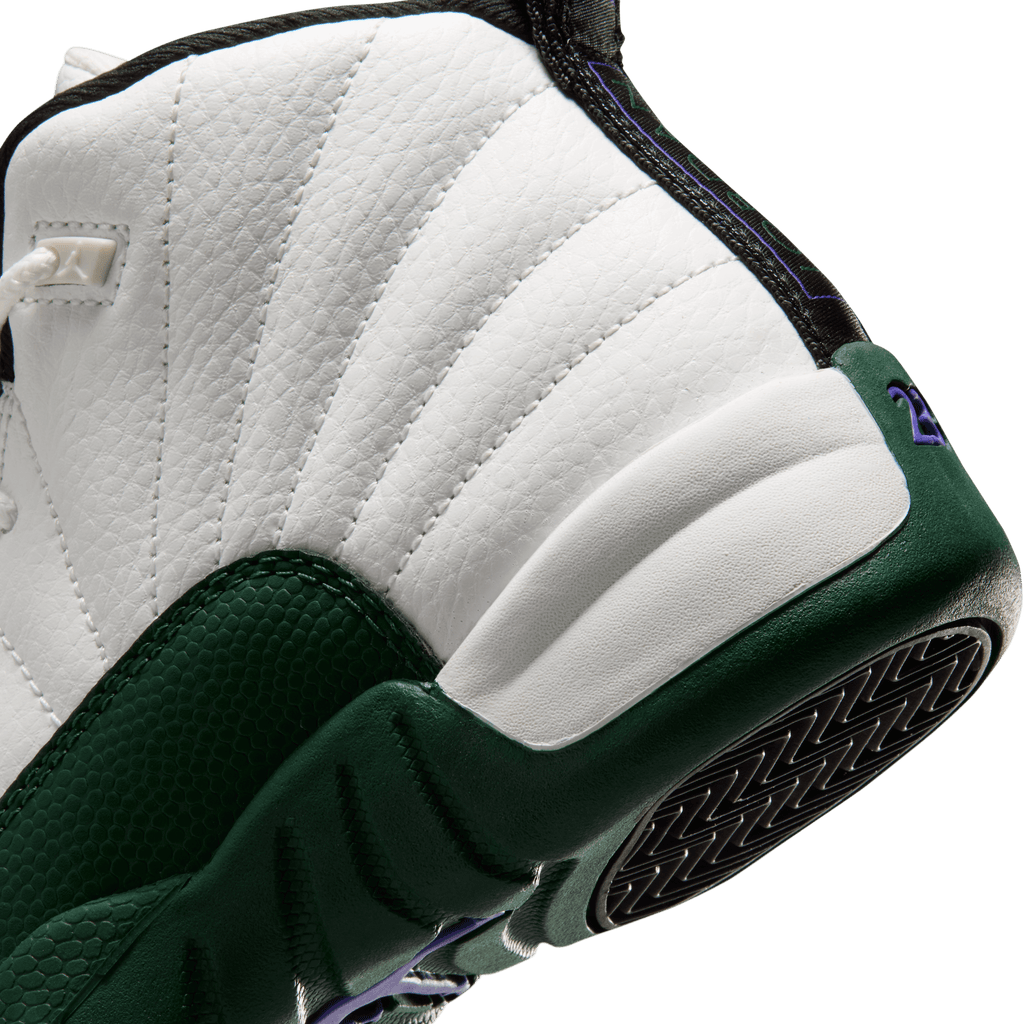 Kid's Jordan 12 Retro 'Bucks' Pre School
