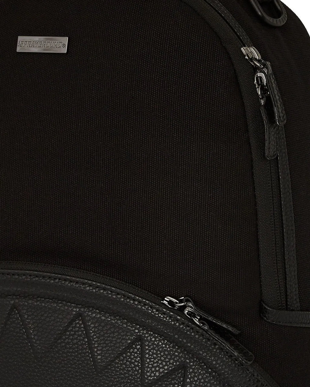 Shark Pocket Canvas Backpack