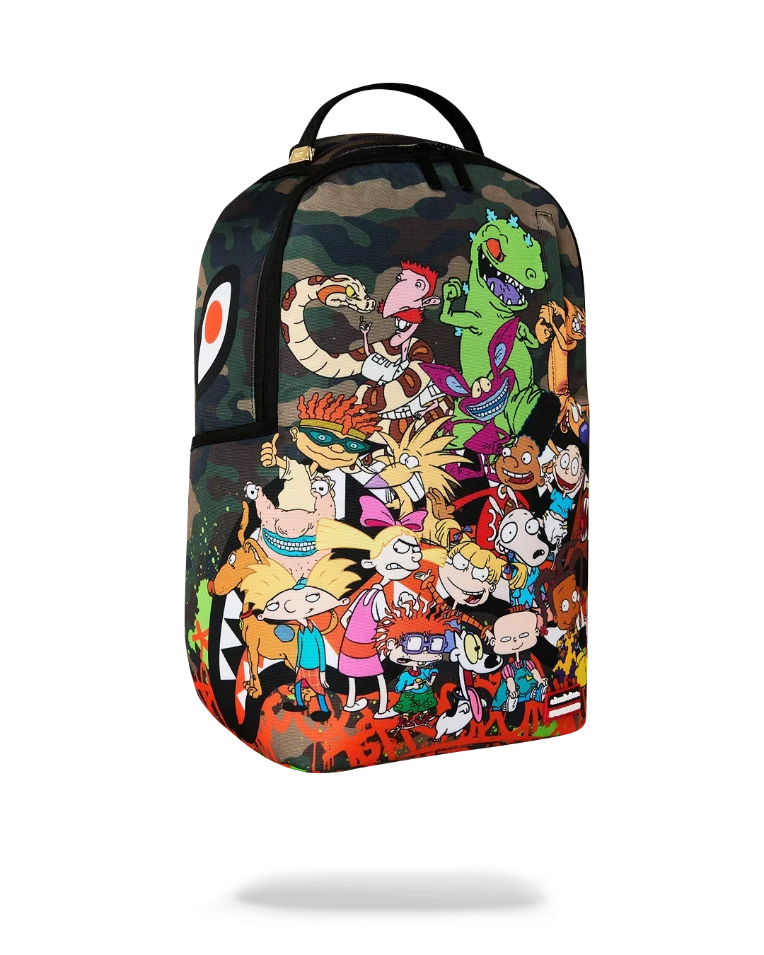 90'S Nick Camo With Graffiti Backpack