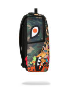 Mochila de camuflaje de Nick de los 90 con grafiti