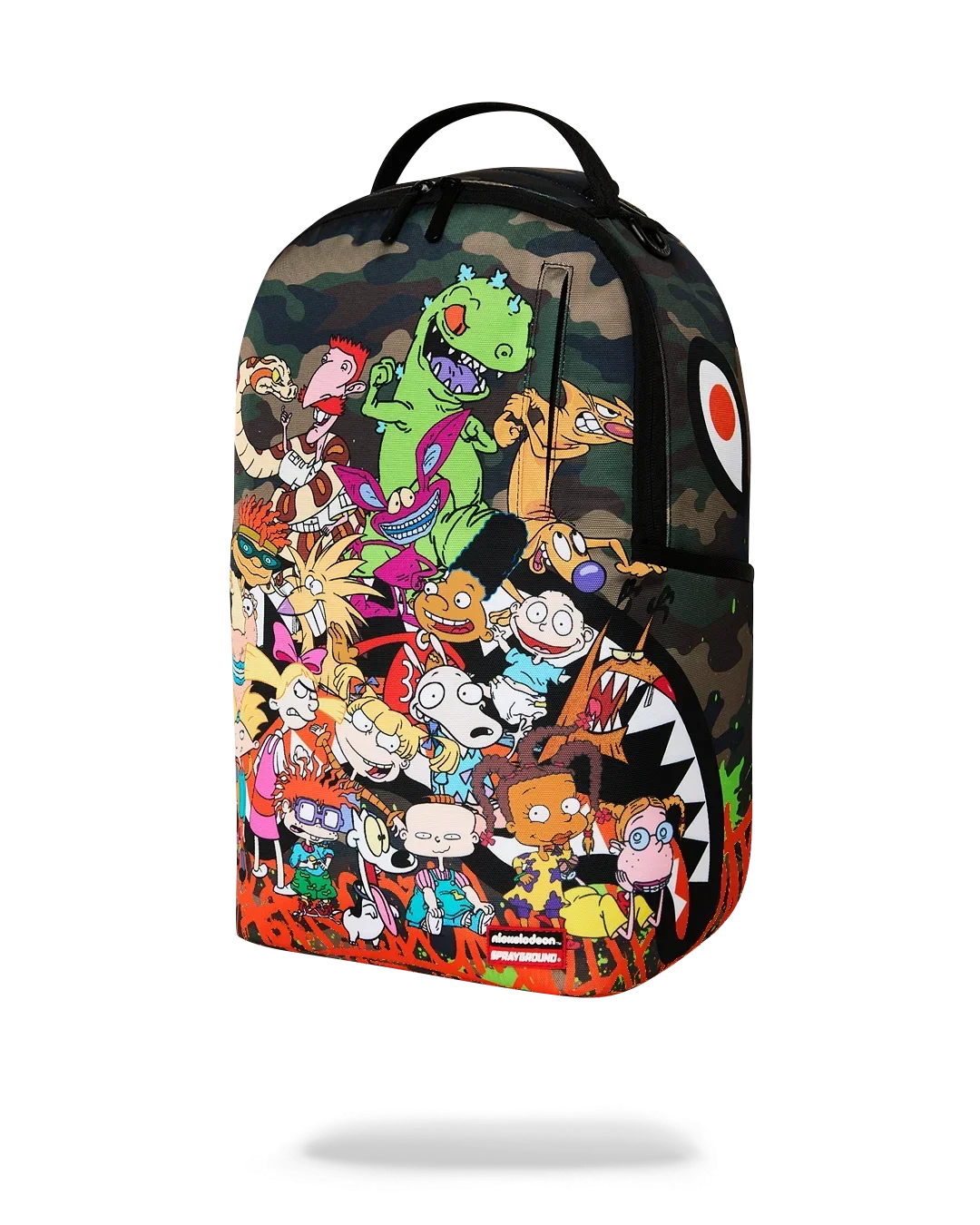 90'S Nick Camo With Graffiti Backpack